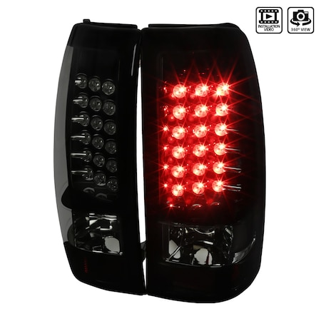 Spec-D Tuning 03-06 Chevrolet Silverado LED Tail Lights, LT-SIV03BBLED-TM LT-SIV03BBLED-TM